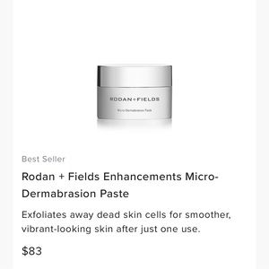 NEW Rodan and Fields Microdermabrasion Cream - sealed!